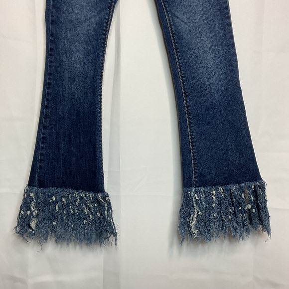 LITZ jeans waist 25 crop leg with fray at bottom LITZ - Picture 3 of 8